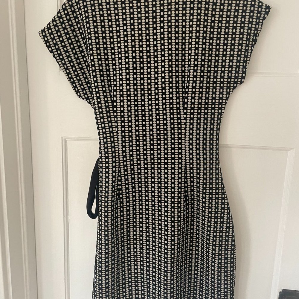 Saturday Sunday by Anthropologie Isabel Bow Tie Dress Size Small S Black - Picture 7 of 9